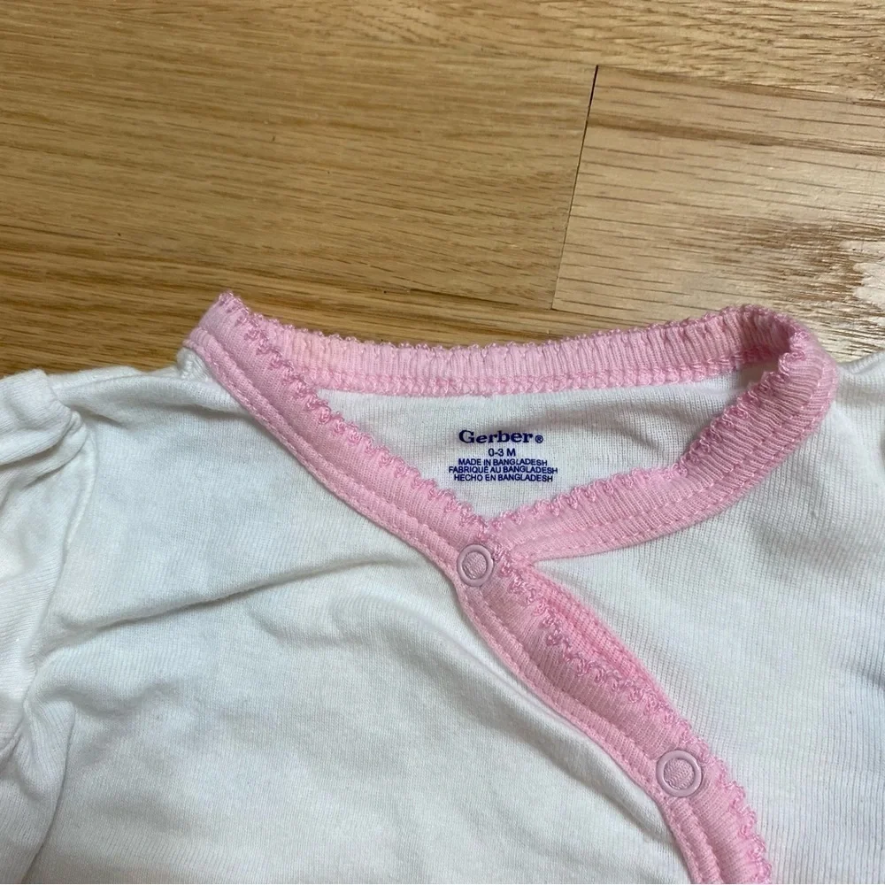 Baby Girl Various Size Bundle Onesie Sweater 0-3 mos 6 mos 9 mos 12 mos White